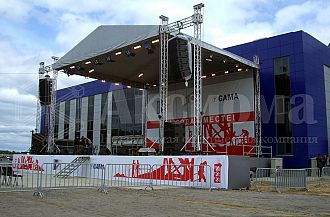 Podium and stages 