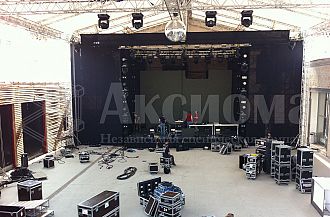 Roof stages, grounds, stage assemblies 