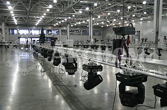 Sound, light, video equipment suspension systems and decorations 
