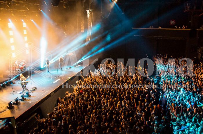 Рок-концерт группы SKILLET в рамках Российского турне 2014