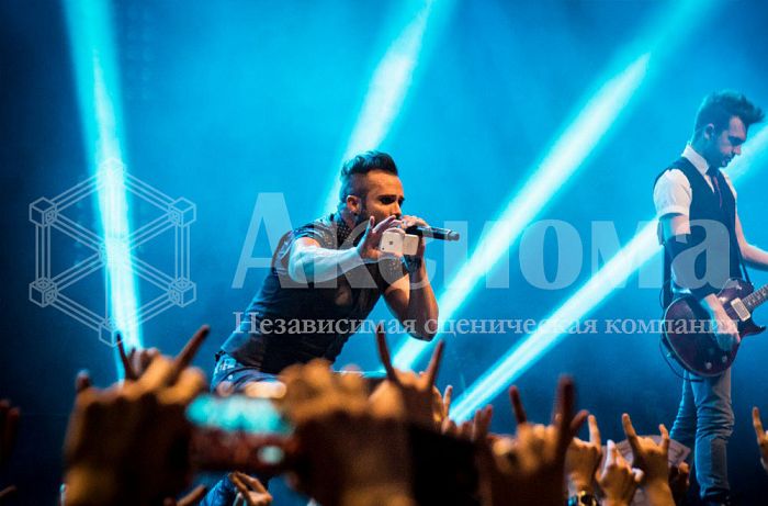 Рок-концерт группы SKILLET в рамках Российского турне 2014